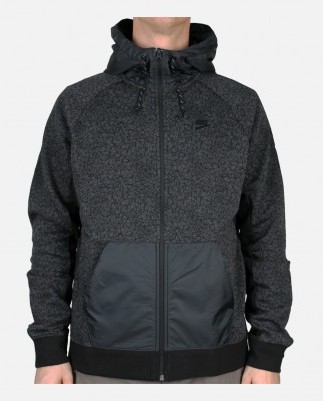 Nike HYBRID PRINT FULL-ZIP HOODIE 