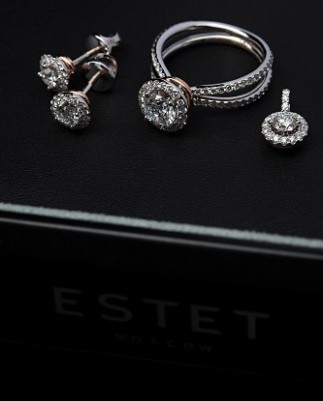 Кольцо Estet Moscow Коллекция Bridal