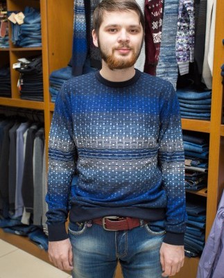 Джемпер синий